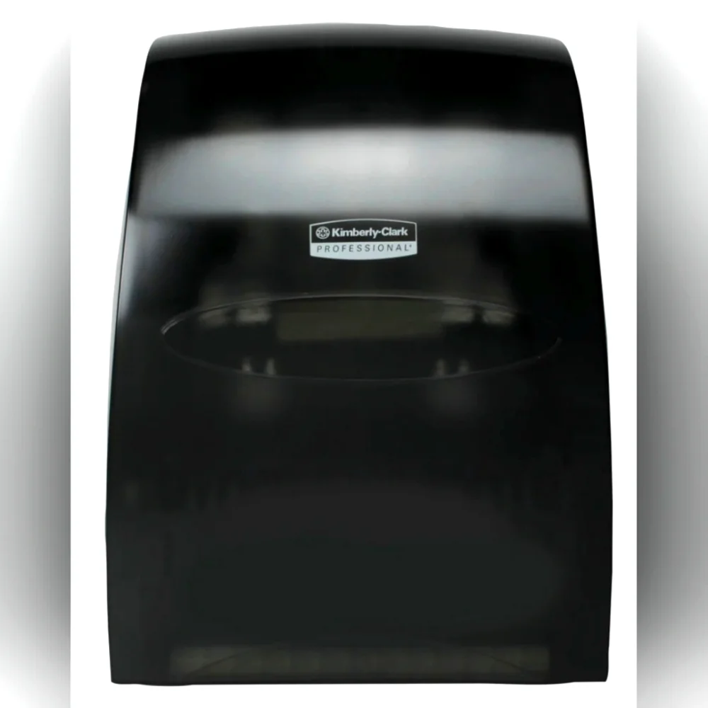 Kimberly-Clark Professional Sanitouch Hard-Roll Paper Towel Pull Dispenser Black